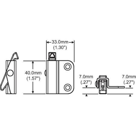 Strybuc SINGLE ACTION REVERSE RETRO 50-1357DBORBZ